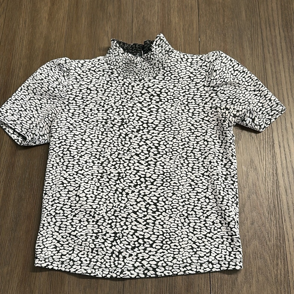 Zara Smock Neck Crop Top